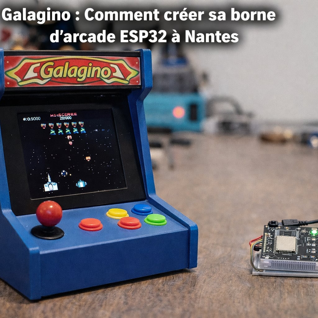 Galagino : Comment créer sa borne d'arcade ESP32 à Nantes